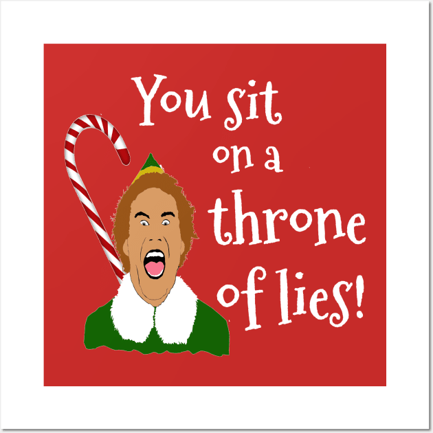 Elf Funny Quotes Wall Art by PoetandChef
